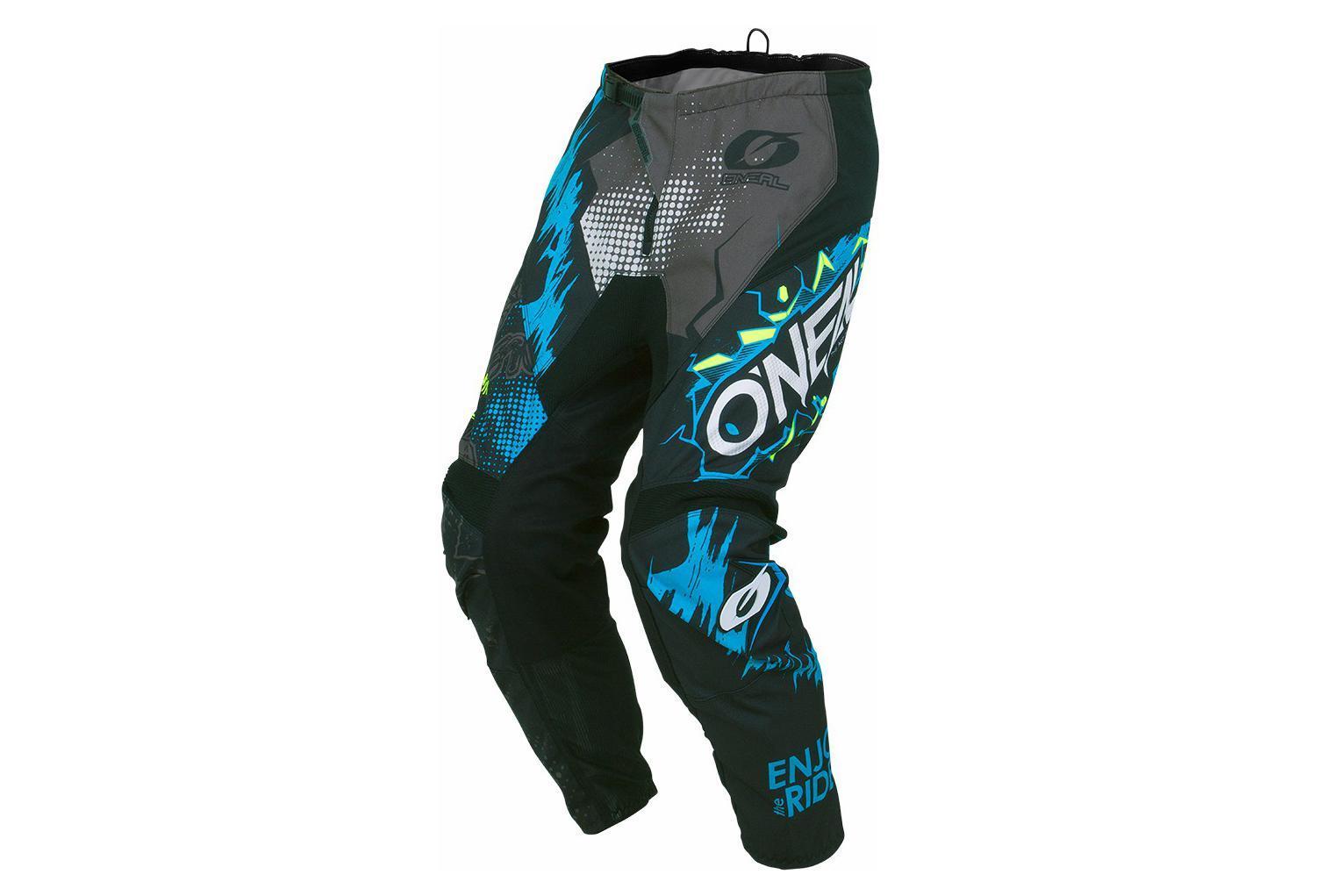 Штаны кроссовые ONEAL ELEMENT VILLAIN Black/Blue