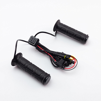 Подогрев грипс (ручек) TWL HG-307A, ATV D-22мм L/R126 Black