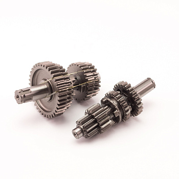 КПП в сборе (первичный и вторичный вал) YX125-140E эл. стартер ориг.